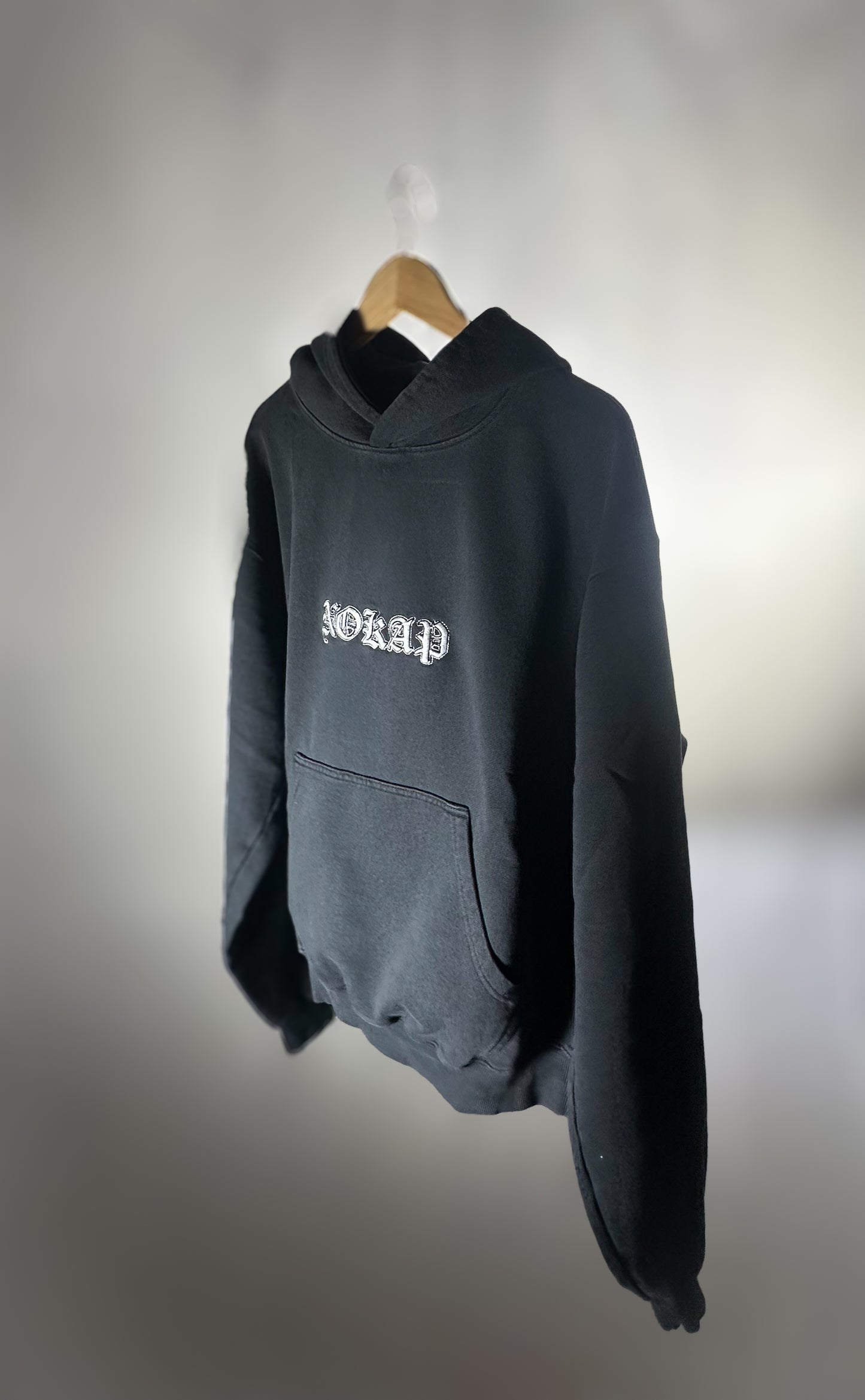 NOKAP VINTAGE BLACK HOODIE