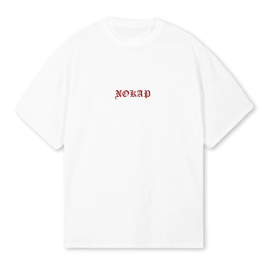 NOKAP WHITE/RED T-SHIRT